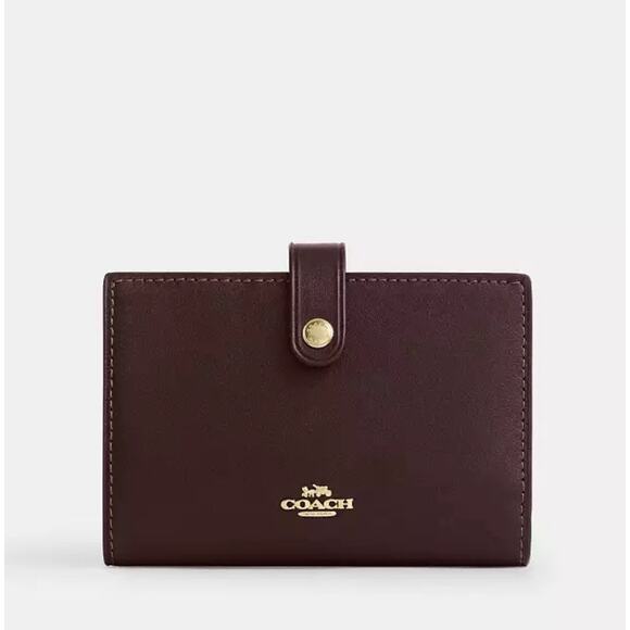 NWT Coach 2-in-1 Wallet Smooth Leather CCL71 IM/ESPRESSO Gold - Picture 11 of 11